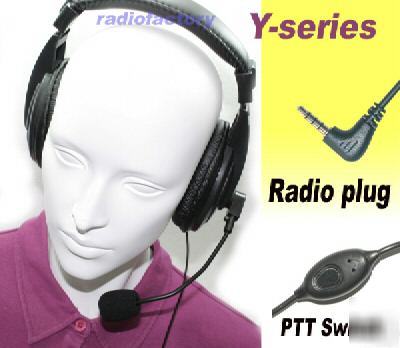 Dual-speaker headset for vx-5R ft-60 vx-3R vx-2R 4-061Y