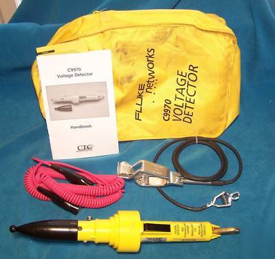 Fluke voltage detector kit ctc tester C9970 extras $1NR