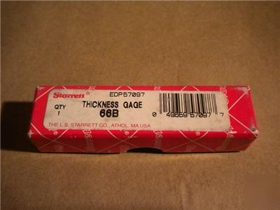New brand starrett thickness feeler gage 