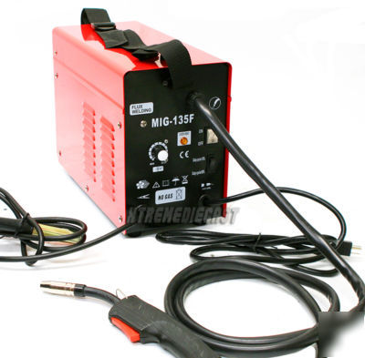 New mig 135F flux core wire mig welder 110 volt no gas