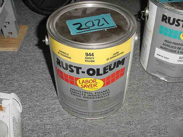 Rust-oleum safety yellow industrial 944402 1 gallon