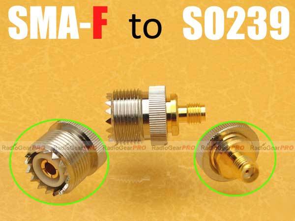 Sma-f to SO239 for px-888 px-777 kg-UVD1 v-1000 tg-uv