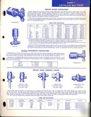 Thrush hot water boiler & wiring details hook-ups etc.