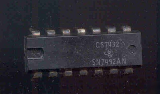 Ti SN7492AN decade, divide-by-twelve and binary counter