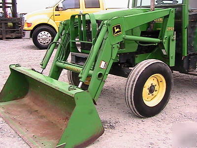 John deere 5410 tractor cab heat air 520 loader 496HRS