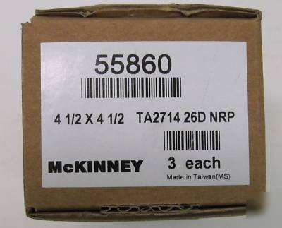 Mckinney hinge 4-1/2 x 4-1/2 std wt 5 knuckle nrp (3)