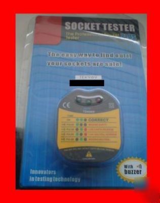 New alphatek metrel professional socket tester tek 989