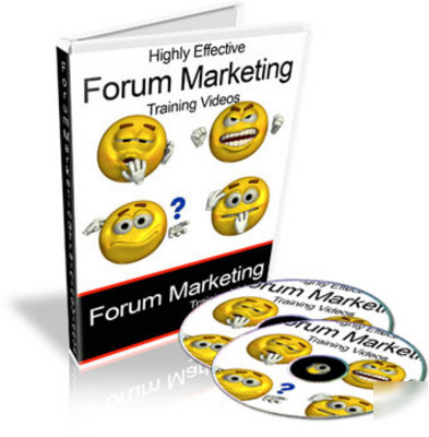 New super forum marketing video tutorials +resell on cd