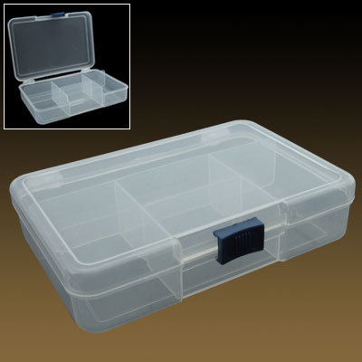 Translucent plastic electronic components cases box