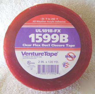 Venture 1599B hvac flexible duct closure tape 12 rolls