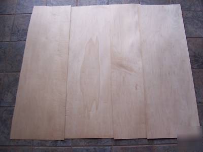 10 sheets thick wide maple veneer 9