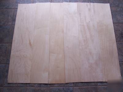 10 sheets thick wide maple veneer 9