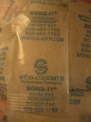 100 sorb-itÂ® 1 gm. desiccant silica gel packs w/1 card