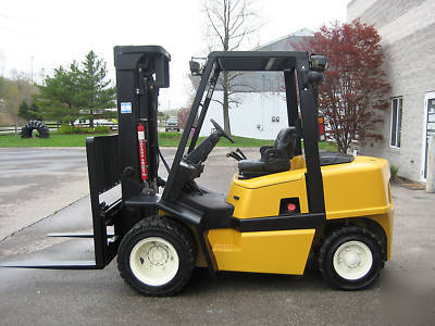 2002 yale fork lift truck perkins diesel gdp 80 clean 