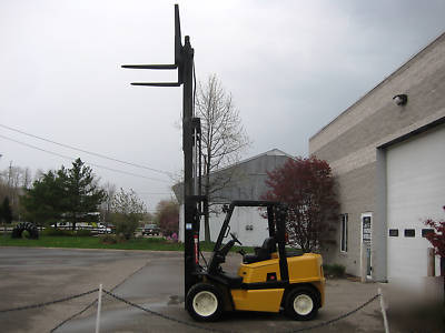 2002 yale fork lift truck perkins diesel gdp 80 clean 