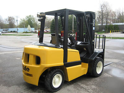 2002 yale fork lift truck perkins diesel gdp 80 clean 