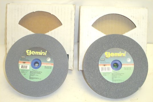 2PC gemini bench/pedestal grinding wheels 6X3/4X1