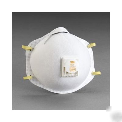 3M 8511 N95 particulate respirator (10/box)