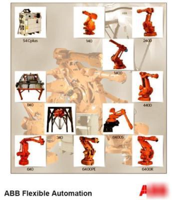 Abb robot manuals + schematics on 2 cd's