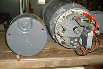 Baldor 2 hp 3 phase motor with stearns brake