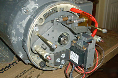 Baldor 2 hp 3 phase motor with stearns brake