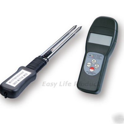 Deluxe grain moisture meter hay damp wheat cereal A0