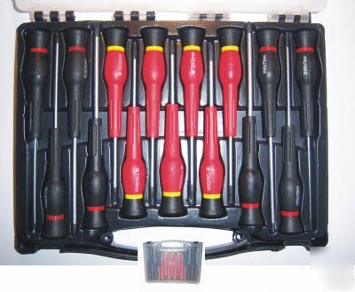 15PC micro precision torx star philips screwdriver set