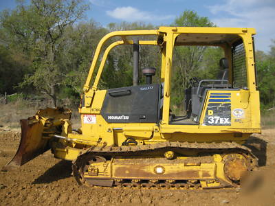 2005 komatsu D37EX-21 komatstat 2 crawler dozer