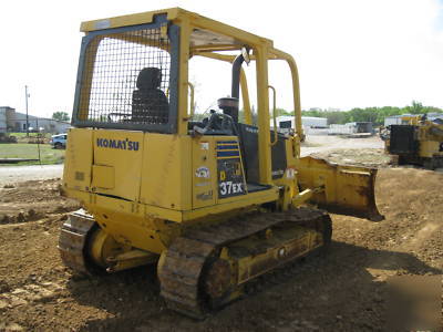 2005 komatsu D37EX-21 komatstat 2 crawler dozer