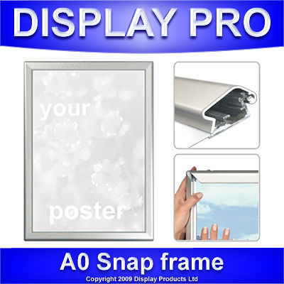 A0 snap frame wall poster holder snapframe display 