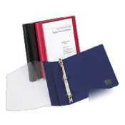 Avery-dennison 3 ring view binder black |ST11-10-bk