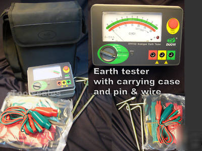 Earth tester / ground loop resistance meter