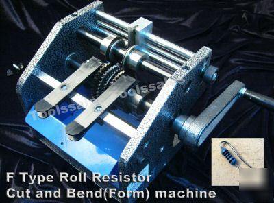 F type resistor axial lead bend cut and form machine