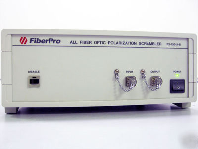 Fiberpro ps-155-a-b fiber optic polarization scrambler
