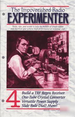 Impoverished radio experimenter iv - how to book
