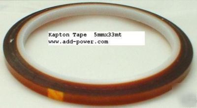Kapton polyimide tape 5MMX33MT kt-5