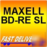 Maxell bd-re sl blu ray rewritble camcord 7.5GB disc 60