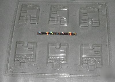 New court reporting stenograph reporter chocolate mold- 
