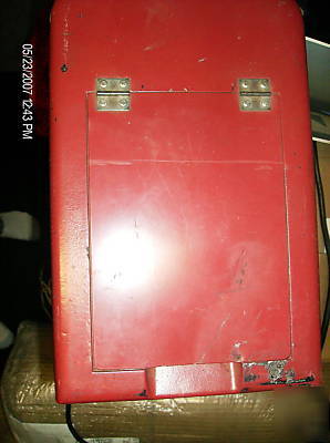 Older coffee grinder like used in grocery stores