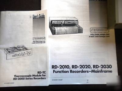 Omega rd-2010 function recorder mainframe