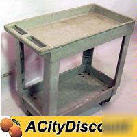 Rubbermaid heavy duty plastic bus / transport cart