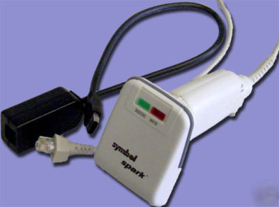 Symbol spark bar code scanner LS1004-I100 w STI85-0200