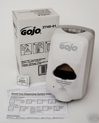 New gojo tfx touch free foam dispenser system complete 