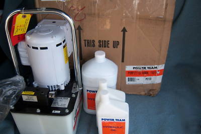 New power team spx PE172 electric hydraulic pump