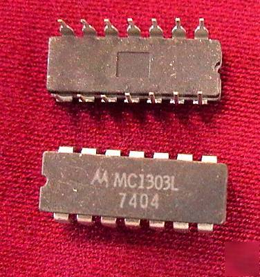 100 pieces motorola dual preamp MC1303L ic quanity nos