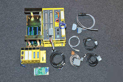 Complete fanuc controller chassis A16B cpu loaded