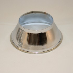Escutcheons, cup/skirt 100 ea (401 type) chrome,1/2