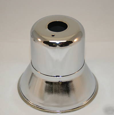 Escutcheons, cup/skirt 100 ea (401 type) chrome,1/2