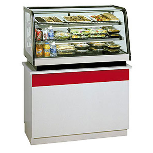 Federal CRB3628 curved glass refrigerated countertop di