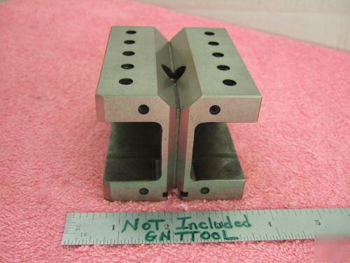 Grind cube vees machinist/toolmaker, hardened 1/4X20